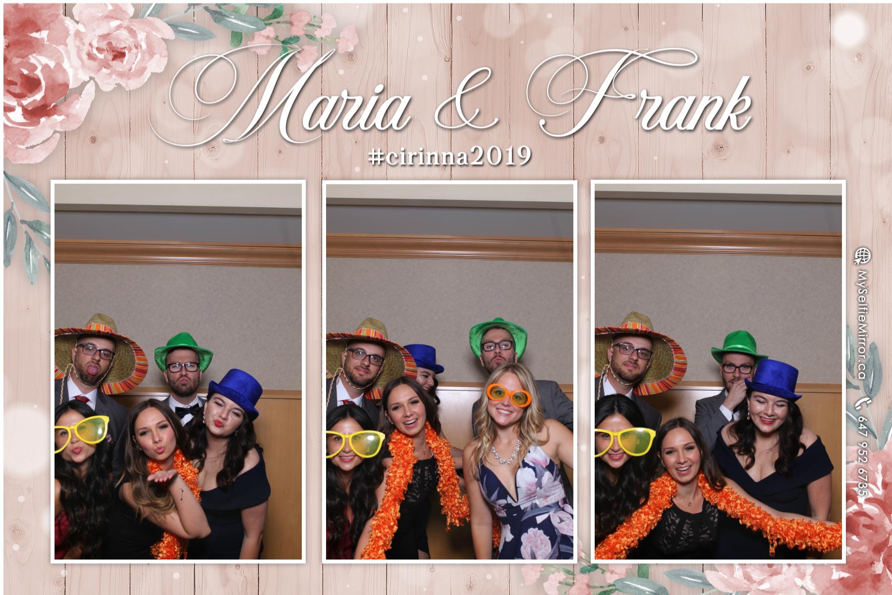 Wedding of Frank and Maria  | View more photos from the event at gallery.myselfiemirror.ca/u/romanmyselfiemirrorca/Wedding-of-Frank-and-Maria